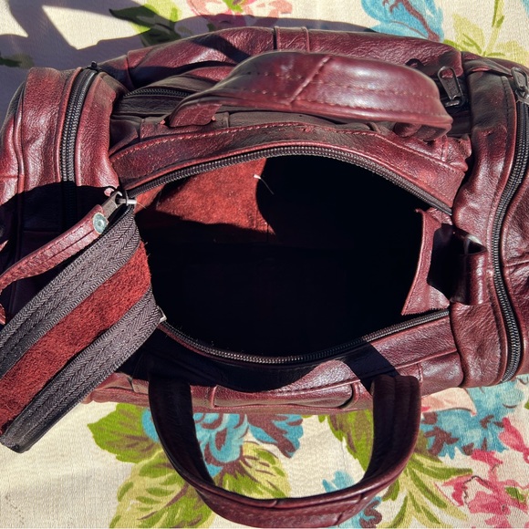 Vintage Mini Brown Leather Doctors Bag - Picture 14 of 15